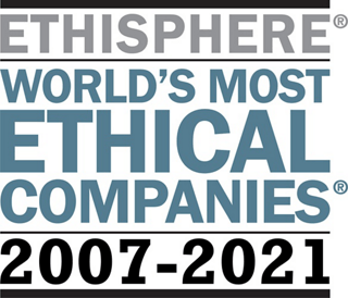 Logo for Ethisphere World's Most Ethical Companies